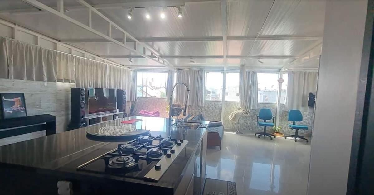 Cobertura Gourmet á 300mts da praia de Canasvieiras norte da ilha de Floripa Florianópolis Esterno foto