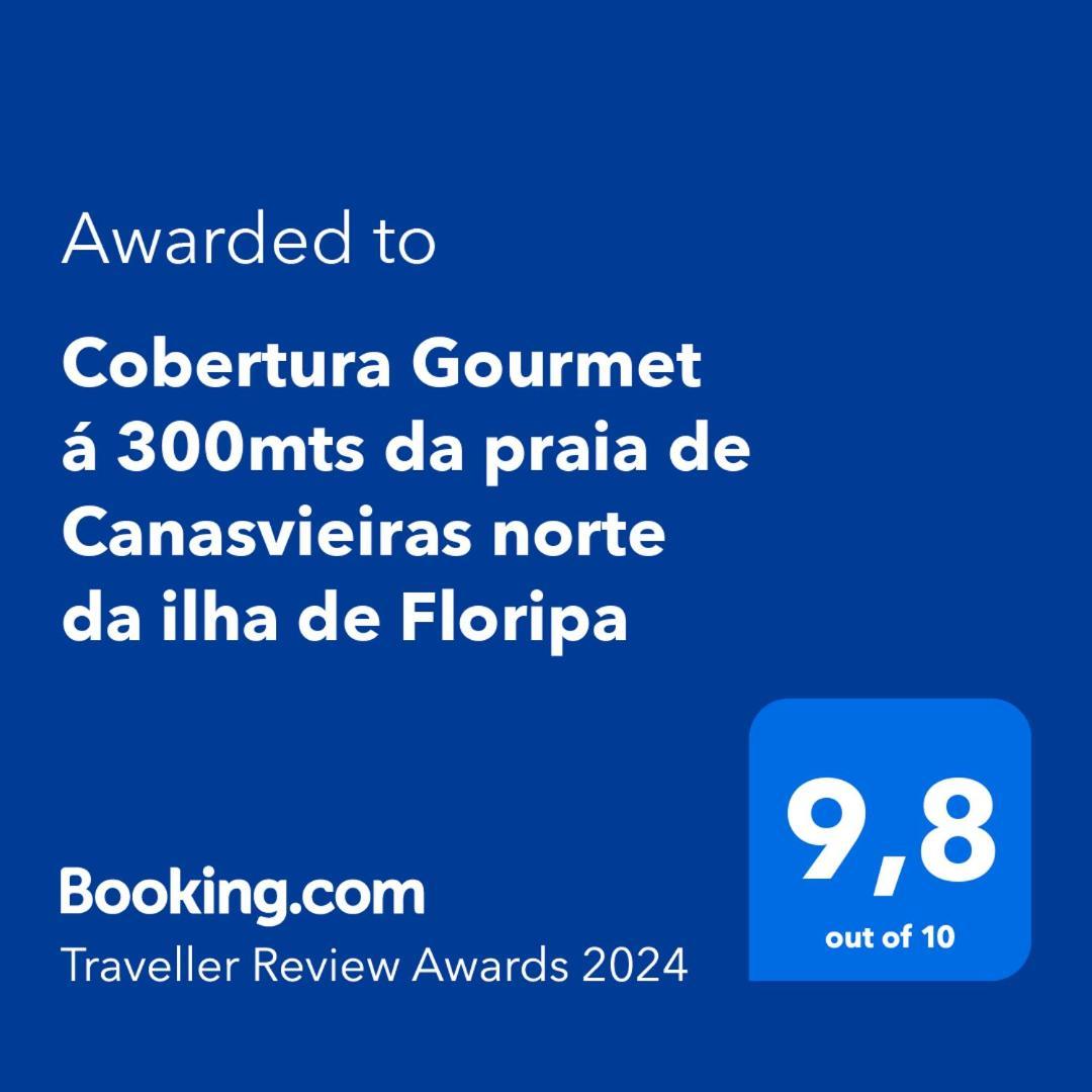 Cobertura Gourmet á 300mts da praia de Canasvieiras norte da ilha de Floripa Florianópolis Esterno foto